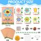 Mother’s Day Card Making Kit for Kids – 24 Sets DIY Flower Greeting Cards with Pom-Poms, Straws & Stickers, Spring Craft Activity for Classroom, School & Home Gifts for Mom